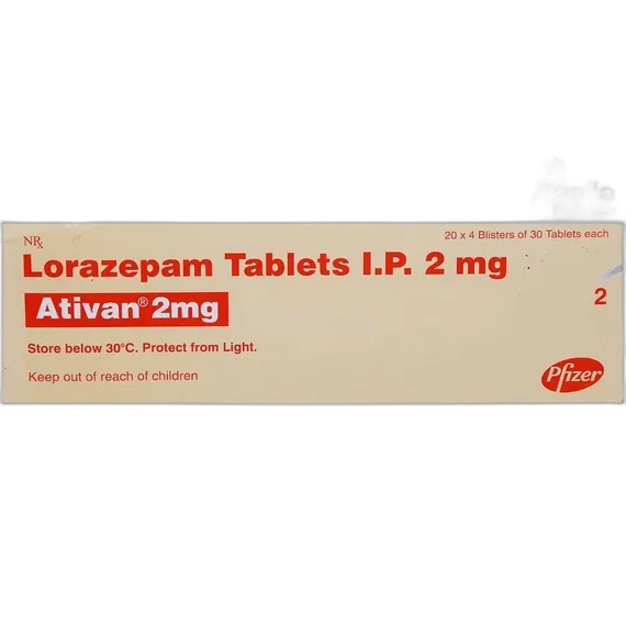 ativan 2mg tablet 30's